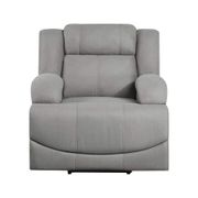 Darcel Microfiber Upholstered Power Reclining Chair - Gray