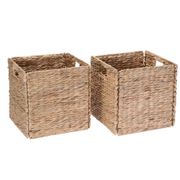 Natural Foldable Storage Baskets - Set of 4