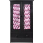Kids Doll Armoire with 3 Hangers - Espresso
