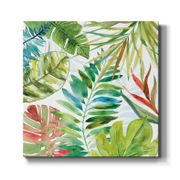 Tropical Sketchbook II - Wrapped Canvas Painting Print - 10" x 10"