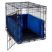 Luxe Velour Crate Bumpers - 114", Sapphire Blue