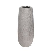 Textured Vase - Silver