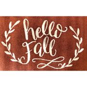 Hello Fall Doormat - 2'6" x 4', Orange