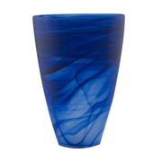 Smokey Glass Vase - Blue