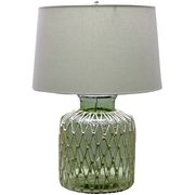 Shiela Table Lamp - 18", Green