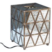 Hera Cube Table Lamp - 11", Silver
