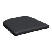 Elio Leather Seat Cushion - Black