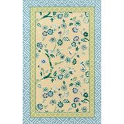 Under A Loggia Blossom Dearie Outdoor Area Rug - 5' x 8', Yellow