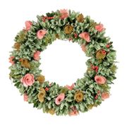 18" Pastel Floral Wreath