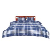 Comforter Set - Twin, Navy/Ivory