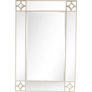Huxley Casual Rectangle Framed Classic Accent Mirror