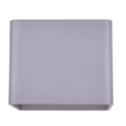 LED Square Wall Sconce Lamp - Set of 2, Gray
