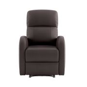 Sonata Faux Leather Upholstered Power Reclining Chair - Brown