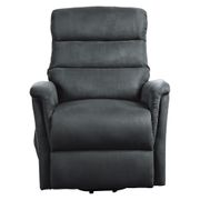 Shola Microfiber Upholstered Power Lift Reclining Chair with Massage and Heat - Gray