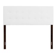 Super Nova Upholstered Tufted Panel Headboard - Full, White