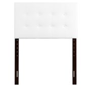 Super Nova Upholstered Tufted Panel Headboard - Twin, White