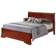 Louis Philippe Panel Bed - Full, Cherry