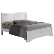 Louis Philippe Panel Bed - Full, White