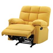 Cindy Fabric Upholstery Reclining Chair - Yellow