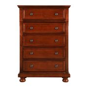 Meade 5-Drawer Chest of Drawers - Cherry