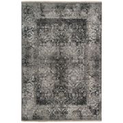 Pearl Hand-Knotted Area Rug - 8' x 10', Dark Gray