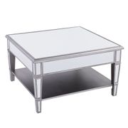 Wedlyn Mirrored Square Cocktail Table