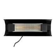 Steel Wall Mounted Infrared Patio Heater - Black