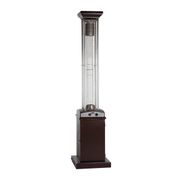 Square Flame Patio Heater - Hammered Bronze