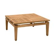 Arno Outdoor Square Teak Wood Coffee Table