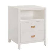 Peggy End Table - White