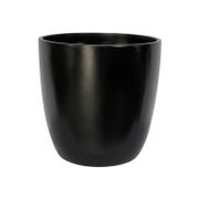 Napa Round Cylinder Planter - 7.5", Black