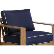 2-Piece Deep Seating Patio Chair Cushion - 24", Blue