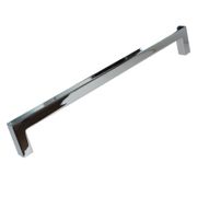 8.75 in. Center Solid Square Bar Cabinet Pull - Polished Chrome
