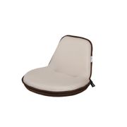 Foldable Indoor/Outdoor Floor Chair - Beige/Brown