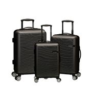 Skyline 3 Piece ABS Luggage Set - Gray