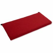 Solid Outdoor Loveseat Cushion - Red
