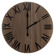 Rustic Farmhouse Wood Wall Clock 21"