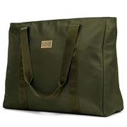 Nylon Travel Tote Weekender Bag - Olive Green