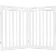 2-Panel Extension Pet Gate - White