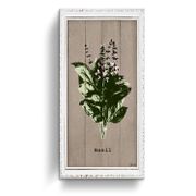 Basil' Wrapped Canvas Wall Art - 8"