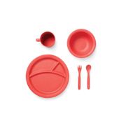 Red Rover 5-Piece Dinner Set - Red