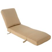 Madison Replacement Outdoor Chaise Lounge Cushion - Tan
