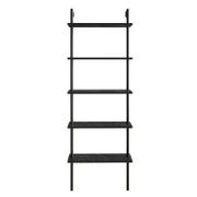 Innis Metal Ladder Bookcase - 68.5H in., Black