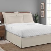 Microfiber Tailored 14" Bed Skirt - Twin, Ivory