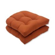 Allal Indoor/Outdoor Seat Cushion - Set of 2, Orange