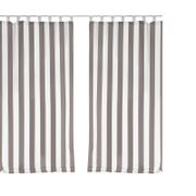 Shay Light Filtering Outdoor Tab Top Curtain Panel - 95", Single, Gray