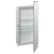 Westling Recessed Frameless Medicine Cabinet with 2 Adjustable Shelves - 30.5", Left