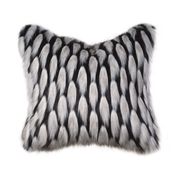 Inès Faux Fur Throw Pillow Cover and Insert