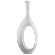 51.2" Trombone Vase - White