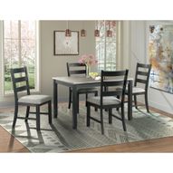 Nyzaire 5-Piece Solid Acacia Wood Dining Set